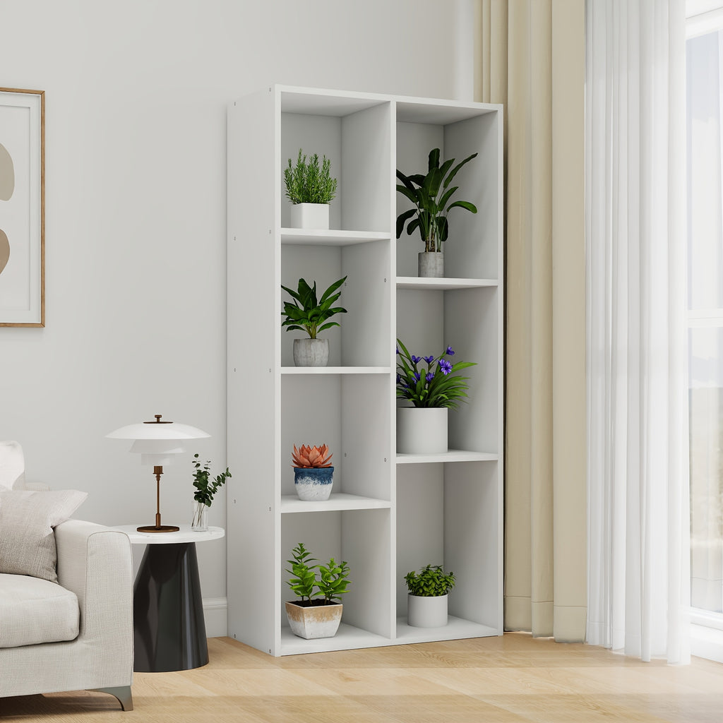 Multi-Purpose Shelving Unit 7-Cube Multi-Purpose Shelving Unit - Bookcase, Bookshelf, Storage Organizer - Modern Design, Easy Assembly