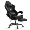 Ergonomic Gaming Chair, Expandable Compatible with Others, Racing Style with Massage & Manual Recliner, for Adults & Teens, Footrest-like Base & Plush Soft Cushioning, Multi-Color Options (Velvet Metal), PC Laptop Computer Desk Chair