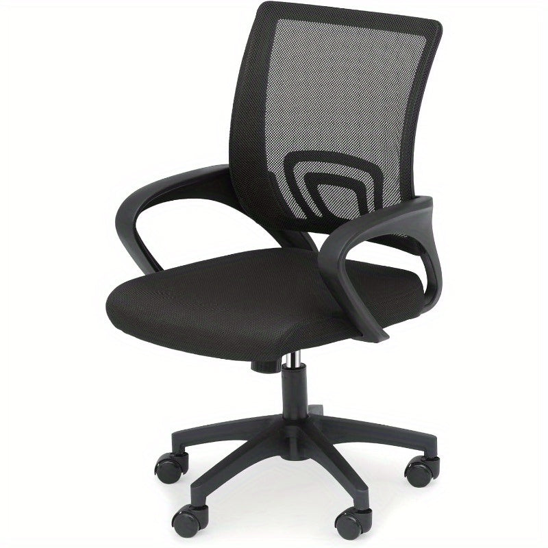 Ergonomic Office Chair Heavy Duty with Wide Seat (300Lbs Capacity) - Adjustable Height Mesh Back & Lumbar Support Desk Chair, Swivel Wheels - Metal Frame for home Office, Gaming Chair - Suitable for s &