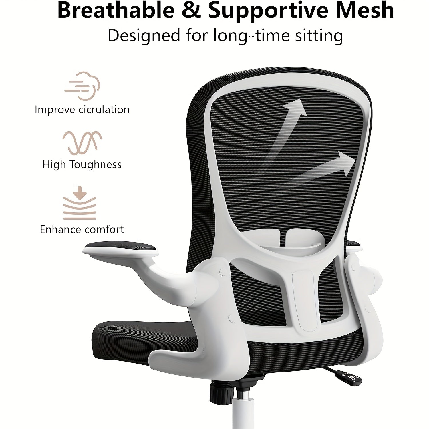 Ergonomic Office Chair Pro With 4D Lumbar Support | 150° Lockable Recline, Flip-Up Arms & 3D Headrest - Heavy Duty 330LB Capacity For Home Office Gaming Study, Father'S Day Prime Gift (20 Minutes Assembly)Multiple Colors Are Available