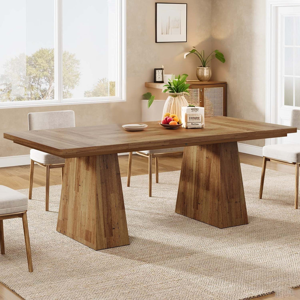 1pc Extra Long 63-Inch Modern Computer Desk - Heavy-Duty Engineered Wood Construction, Spacious Work Surface, Easy Assembly, Sturdy Brown Desk for Home Office, Study Room, Large Workspace - Ideal for Remote Work & Holiday Productivity