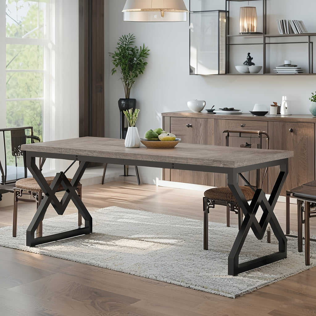 Modern Simple Office Desk - 62.99 Inch, Gaming & Work Desk With Storage, Large Legroom, Metal Frame