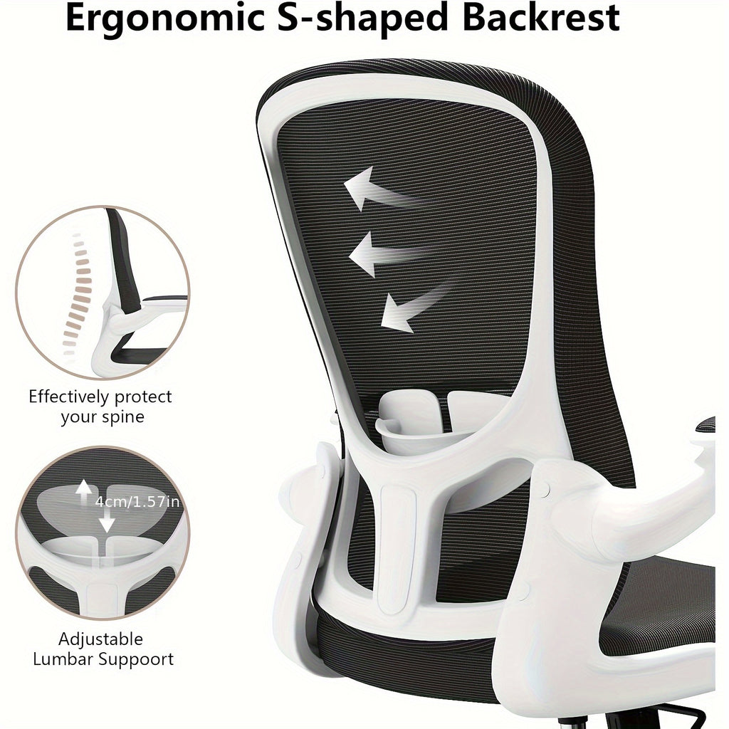 Ergonomic Office Chair Pro With 4D Lumbar Support | 150° Lockable Recline, Flip-Up Arms & 3D Headrest - Heavy Duty 330LB Capacity For Home Office Gaming Study, Father'S Day Prime Gift (20 Minutes Assembly)Multiple Colors Are Available
