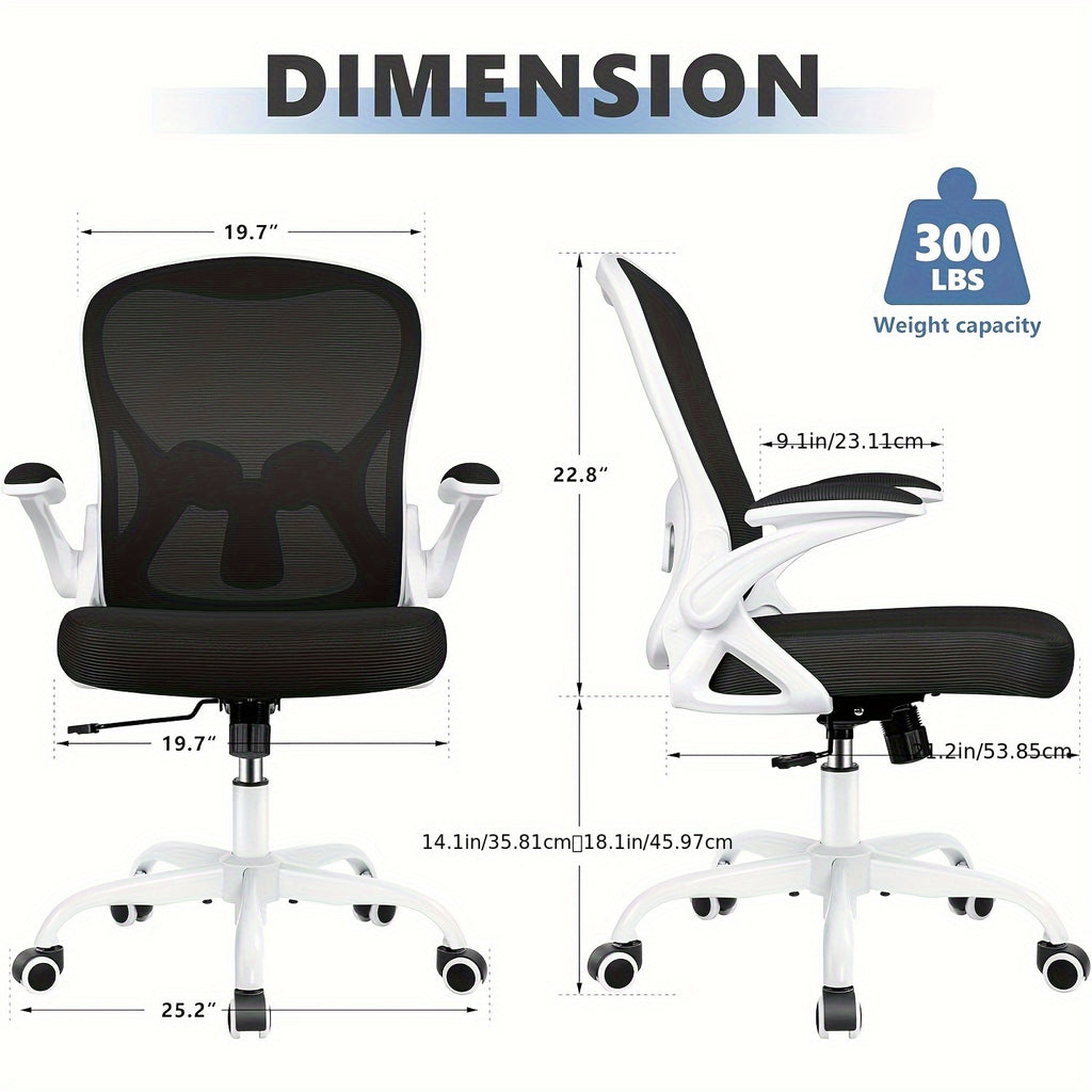Ergonomic Office Chair Pro With 4D Lumbar Support | 150° Lockable Recline, Flip-Up Arms & 3D Headrest - Heavy Duty 330LB Capacity For Home Office Gaming Study, Father'S Day Prime Gift (20 Minutes Assembly)Multiple Colors Are Available